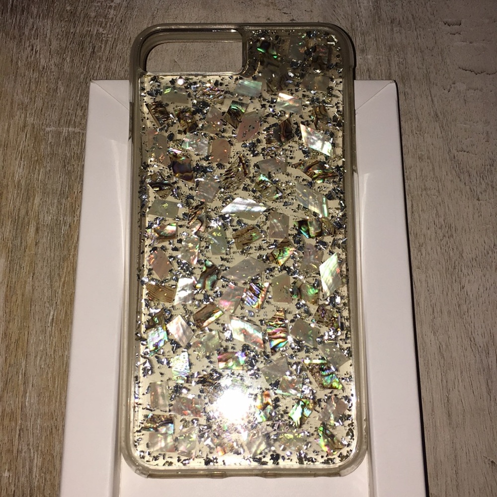 iPhone 8 Plus Mother of Pearl phone case - Picture 4 of 8